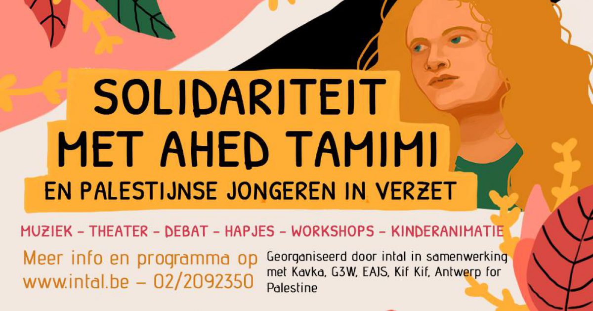 Solidaire Dag met Ahed en Palestijnse jeugd