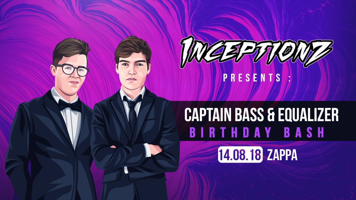 Inceptionz presents: Captain Bass & Equalizer B-day bash