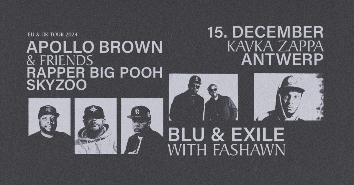 Apollo Brown | Big Pooh | Skyzoo + Blu & Exile with Fashawn