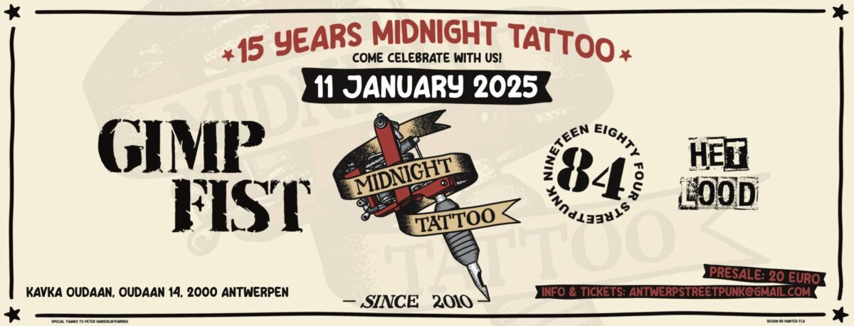 15 years of MIDNIGHT TATTOO