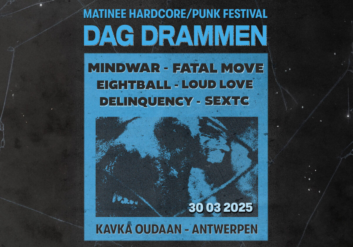 DAG DRAMMEN – HARDCORE/PUNK FESTIVAL (MINDWAR, FATAL MOVE, EIGHTBAL + MORE)