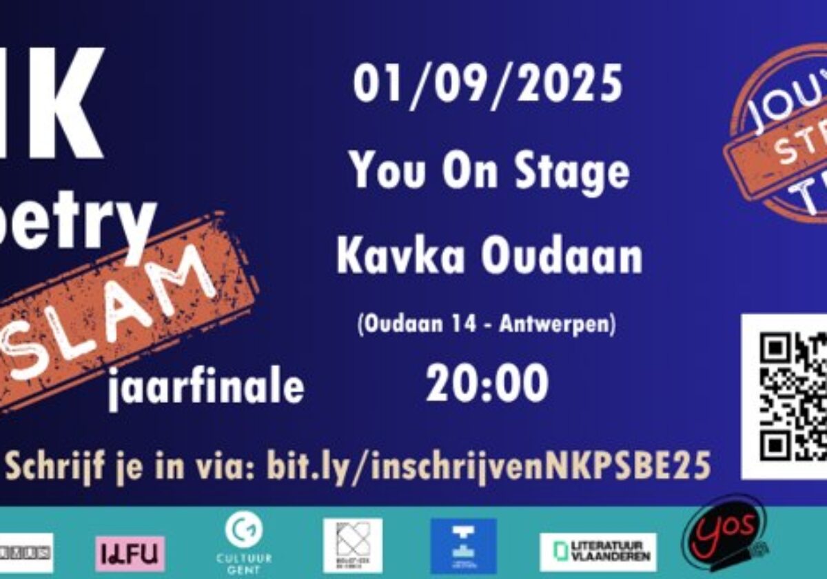 NK POETRY SLAM VOORRONDES BELGISCHE JAARFINALE