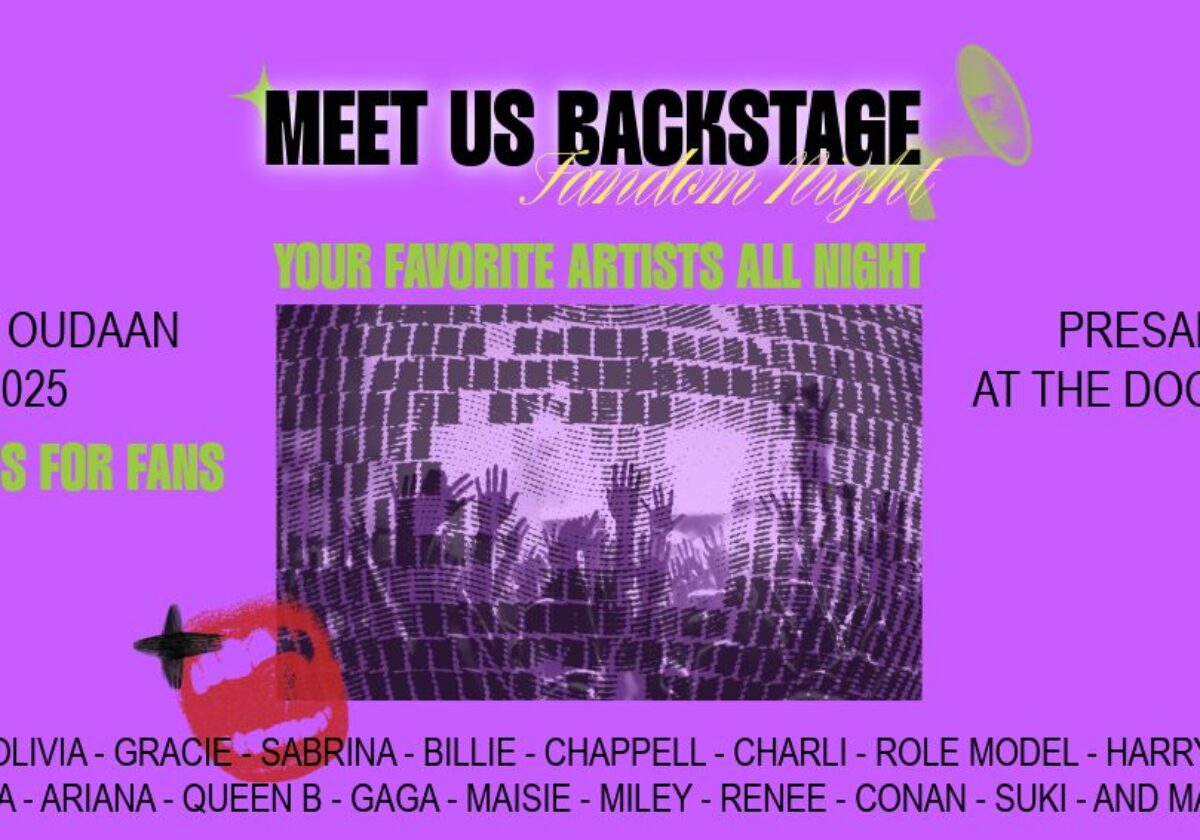 MEET US BACKSTAGE