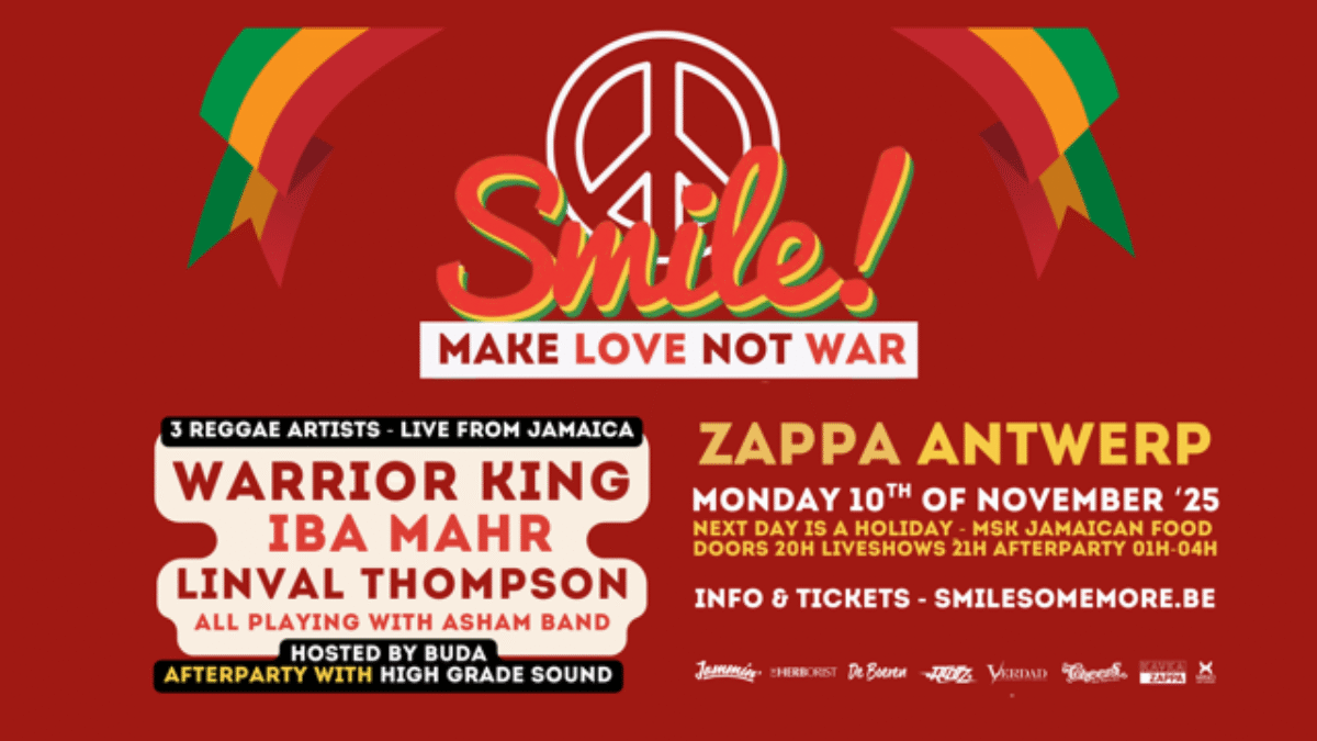 Smile! MakeLoveNotWar – Warrior King & Iba Mahr & Linval Thompson & Asham