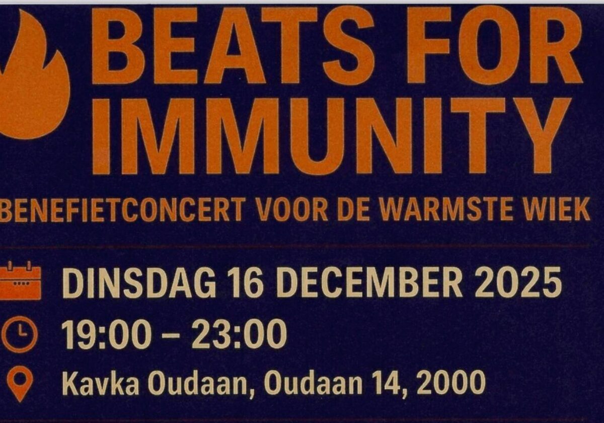 BEATS FOR IMMUNITY – Benefietconcert voor De Warmste Week