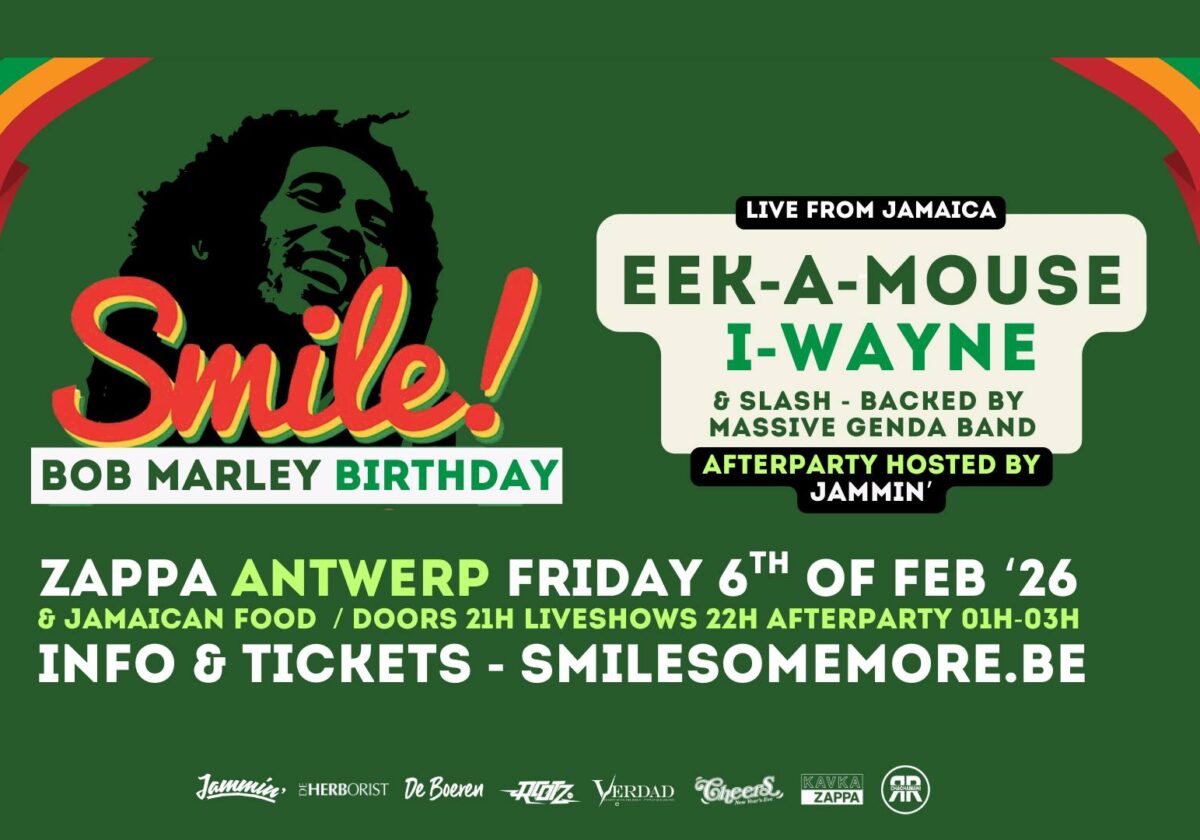 Smile! Bob Marley BD ft. EEK-A-MOUSE & I-WAYNE live from Jamaica